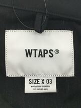 WTAPS◆長袖シャツ/3/ポリエステル/BLK/222BRDT-SHM03_画像3