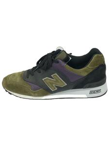 NEW BALANCE◆ローカットスニーカー/UK8.5/KHK/スウェード/M577GPK