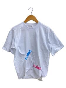 kudos◆変形Tシャツ/O/コットン/WHT/KT18YY06/襟部分汚れ有