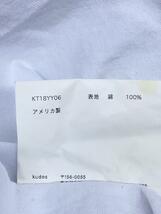 kudos◆変形Tシャツ/O/コットン/WHT/KT18YY06/襟部分汚れ有_画像5