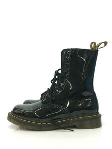 Dr.Martens◆レースアップブーツ/UK6/BLK/エナメル