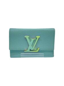 LOUIS VUITTON◆3つ折り財布/レザー/BLU/レディース/M82147