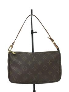 LOUIS VUITTON◆1)ポシェット・アクセソワール_モノグラム・キャンバス_BRW/PVC/BRW