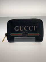 GUCCI◆カードケース/レザー/BLK/メンズ/496319・493075_画像1