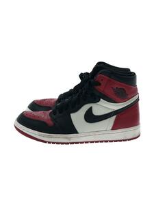 NIKE◆AIR JORDAN 1 RETRO HIGH OG/エアジョーダン1レトロハイ/レッド/26cm/RED