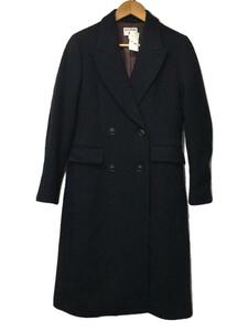 UNIQLO* пальто с отложным воротником /M/ шерсть /NVY/ одноцветный /212-442907