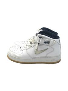 NIKE◆AIR FORCE 1 MID QS_エア フォース 1 ミッド QS/27cm/WHT/PVC