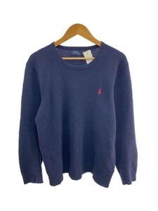 POLO RALPH LAUREN◆セーター(厚手)/L/ウール/NVY/無地/71062517252002