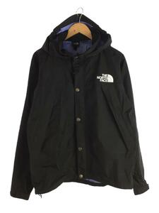 THE NORTH FACE◆MOUNTAIN RAINTEX JACKET_マウンテンレインテックスジャケット/XL/ナイロン/BLK/無地