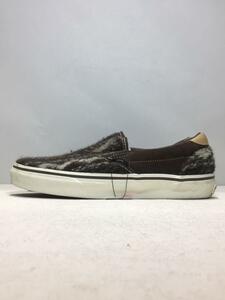 VANS◆prima visione/スリッポン/ローカットスニーカー/26cm/BRW