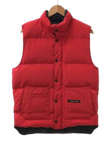 CANADA GOOSE◆WINDSOR VEST/ダウンベスト/M/ポリエステル/レッド/4131JM