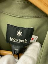 snow peak◆スノーピーク/ナイロンシャツジャケット/POLARTEC/4/ナイロン/KHK/無地/SW-18SK002_画像4