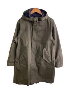 UNIQLO* block Tec Mod's Coat /M/ cotton /KHK/312-411117