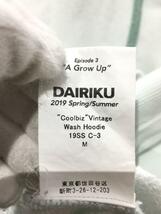 DAIRIKU◆19SS Coolbiz Vintage Wash Hoodie/M/コットン/BLU/プリント/19SS C-3_画像4