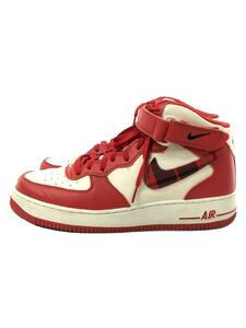 NIKE◆AIR FORCE 1 MID 07 LX_エア フォース 1 MID 07 LX/US9.5/RED/レザー