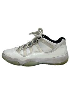 NIKE◆AIR JORDAN 11 RETRO LOW_エアジョーダン 11 レトロ ロー/27.5cm/WHT