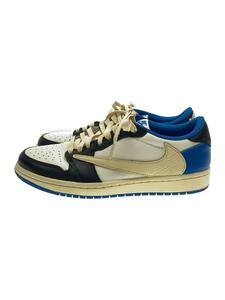 NIKE◆FRAGMENT DESIGN X TRAVIS SCOTT X AIR JORDAN 1 LOW OG/25cm/BL