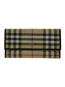 BURBERRY◆長財布/-/マルチカラー/チェック/レディース