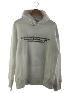 sacai◆20AW/Einstein Hoodie/パーカー/3/コットン/WHT/20-0114S