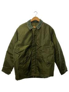 US.NAVY◆デッキジャケット/L/ナイロン/GRN/8415-00-349-9315/80S