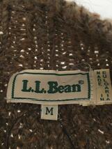 L.L.Bean◆セーター(厚手)/M/ウール/BRW/無地/70S/バングラディッシュ製/ケーブルニット_画像3