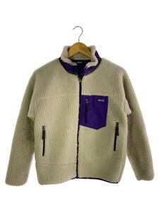 patagonia◆レトロエックス/キッズサイズ/フリースジャケット/キッズXL/ポリエステル/クリーム/65625FA20