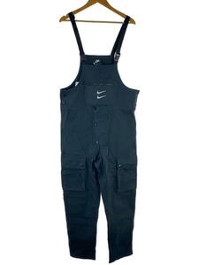 NIKE◆AS M NSW SWOOSH OVERALLS/オーバーオール/M/コットン/ブラック/CU3897-010