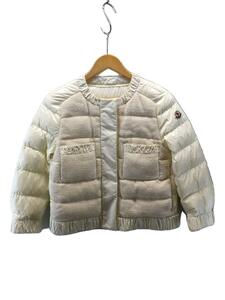MONCLER◆21AW/VEULES/ダウンジャケット/1/ナイロン/WHT/無地/H10931A00049