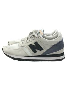 NEW BALANCE◆730/イングランド製/ローカットスニーカー/US11/WHT/M730GWK