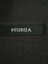 MURUA◆セーター(薄手)/FREE/アクリル/GRY/無地/22SS/ハーフスリーブニットポロ_画像3