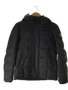 MONCLER* down jacket /0/ wool /GRY