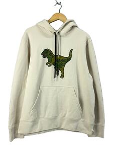 COACH◆パーカー/L/コットン/BEG/プリント/68235 REXY HOODY/毛玉有