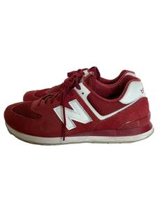 NEW BALANCE◆ローカットスニーカー/28cm/RED/ML574ER2