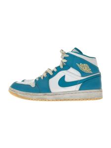 NIKE◆JORDAN BRAND AIR JORDAN 1 MID AQUATONE/27.5cm/BLU/DQ8426-400