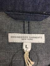 Engineered Garments◆22SS/Moto Jacket/ジャケット/L/デニム/インディゴ_画像3