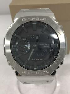 CASIO◆フルメタルオクタゴン電波ソーラー腕時計_G-SHOCK/デジアナ