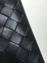 BOTTEGA VENETA◆コインケース/イントレチャート/レザー/BLK/メンズ_画像5