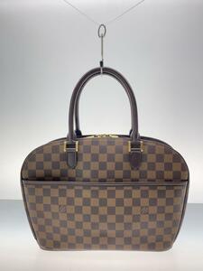 LOUIS VUITTON◆N51282/サリアオリゾンタル/ダミエ/ハンドバッグ/PVC/BRW/総柄/LV/ロゴ