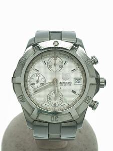 TAGHeuer◆自動巻腕時計/アナログ/ステンレス/WHT/SLV/SS/20231107日差-22