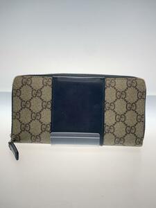 GUCCI◆長財布/PVC/GRY/総柄/メンズ/451249・2067