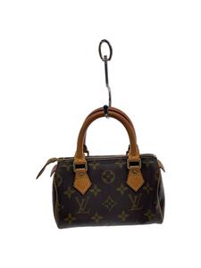 LOUIS VUITTON◆ミニ・スピーディ_モノグラム・キャンバス_BRW/PVC/BRW/M41534/TH1929/ヒビワレ有