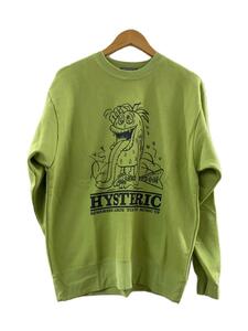 HYSTERIC GLAMOUR◆23AW/SBM FLYING Vスウェット/L/コットン/グリーン/02233CS03