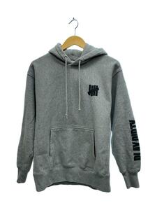 UNDEFEATED◆パーカー/M/コットン/GRY/無地/217078009008