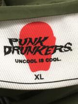 PUNK DRUNKERS◆タグつき/×GODILLA/ガイガン&ヘドラ/スカジャン/XL/BLK/PDS-21001_画像3