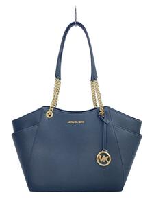 MICHAEL KORS◆トートバッグ/レザー/BLK/無地/35T5GTVT3L/JET SET TRAVEL