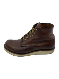 RED WING◆レースアップブーツ/US8.5/BRW/レザー