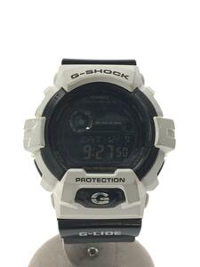 CASIO◆ソーラー腕時計・G-SHOCK/デジタル/WHT