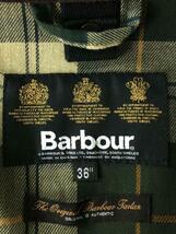 Barbour◆SL BORDER/フィールドコート/36/コットン/KHK/1702257_画像3