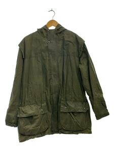 Barbour◆A5 LINED DURHAM/オイルド/ジャケット/42/コットン/カーキ