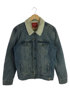 GUESS◆SKYES SHERPA DENIM JACKET/M/コットン/X74N08R0LF0/多少の使用感有